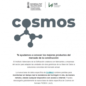 CoSMoS en la base de datos del IVE CoSMoS en la base de datos del IVE